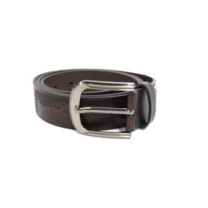 Santa Fe Men's Horse Detail Brown Belt, Size 34